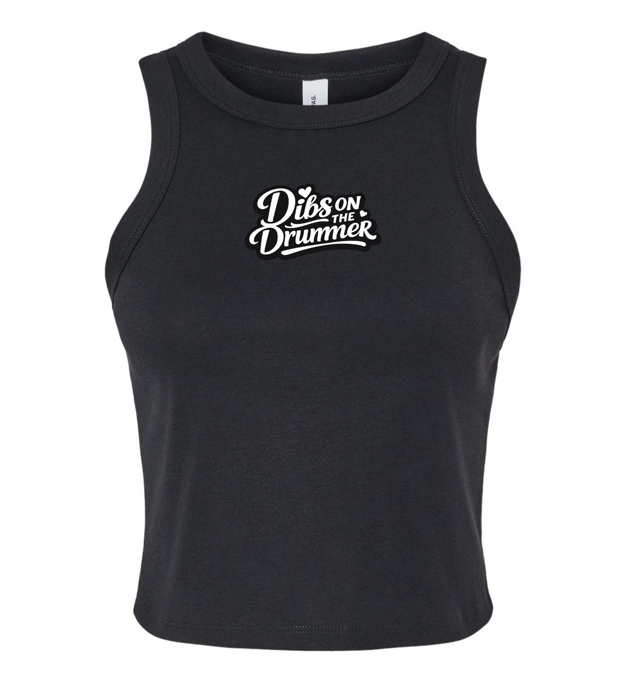 Women's Micro Tank - Dibs On The Drummer