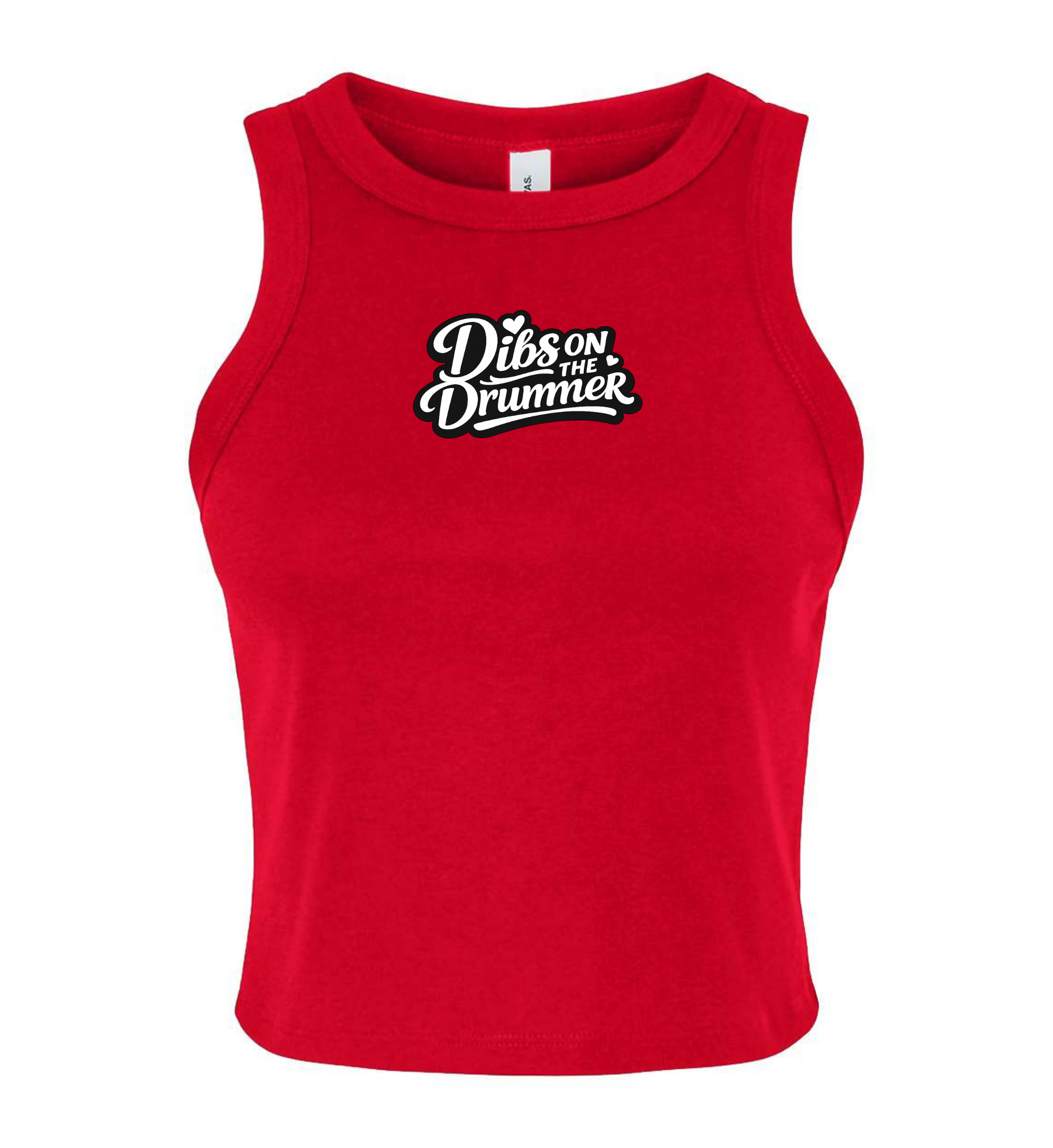 Women's Micro Tank - Dibs On The Drummer