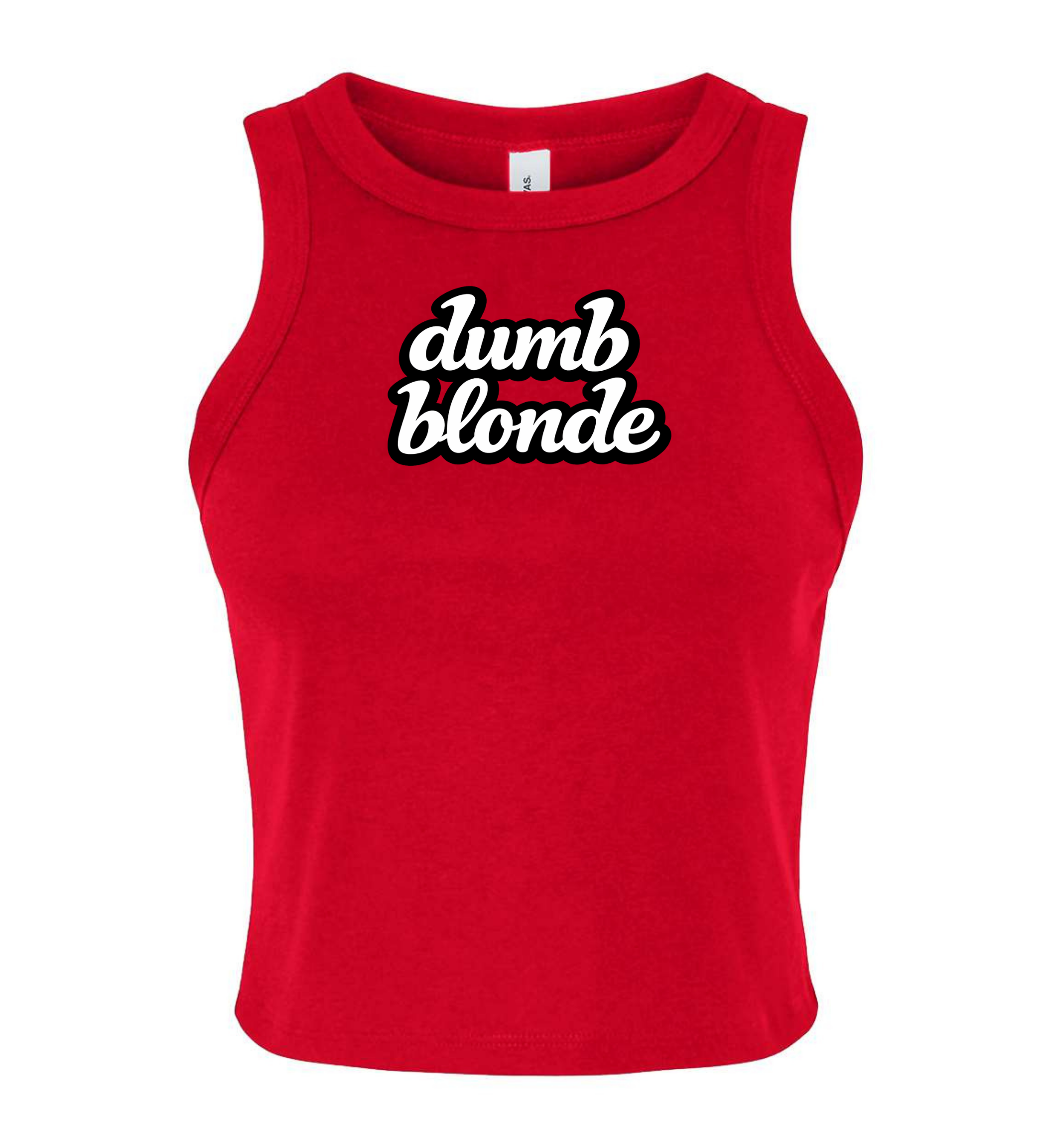 Women's Micro Tank - Dumb Blonde