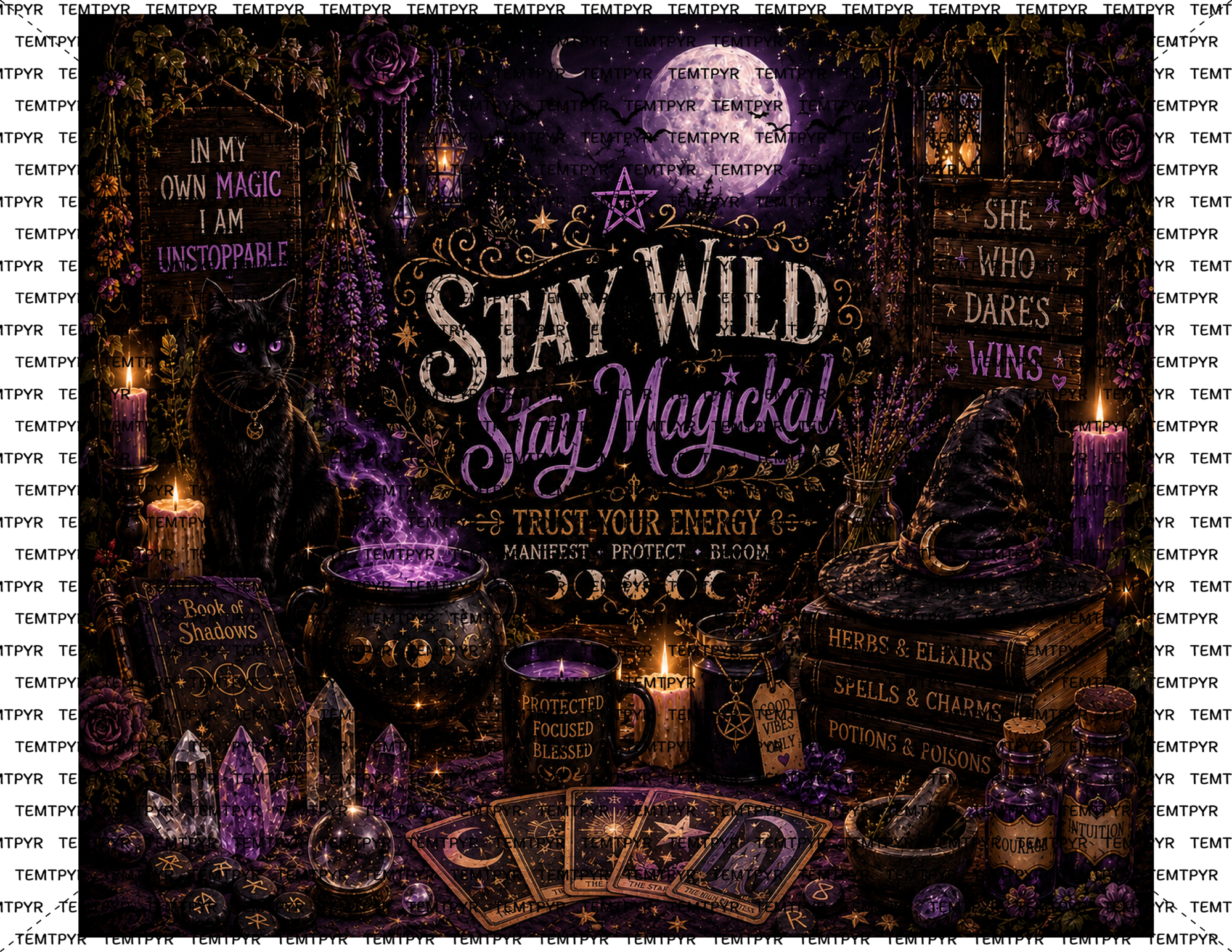 Witchy Magic 20oz Sublimated Tumbler