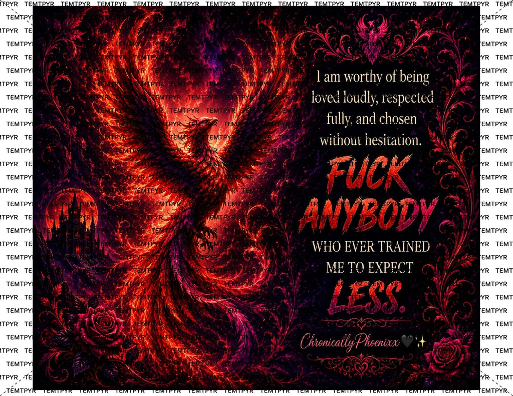Inspirational Phoenix 20oz Sublimated Tumbler