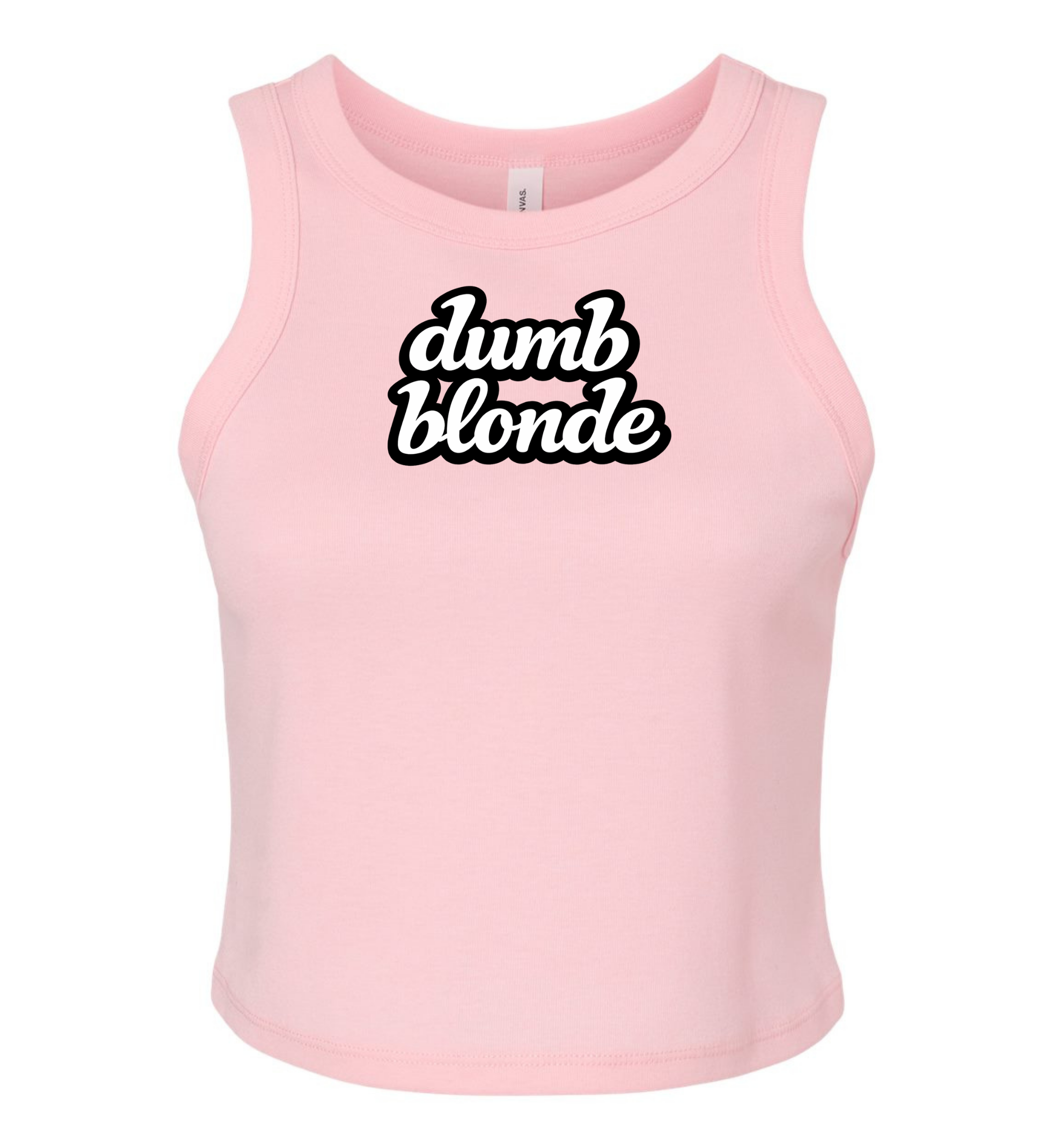 Women's Micro Tank - Dumb Blonde