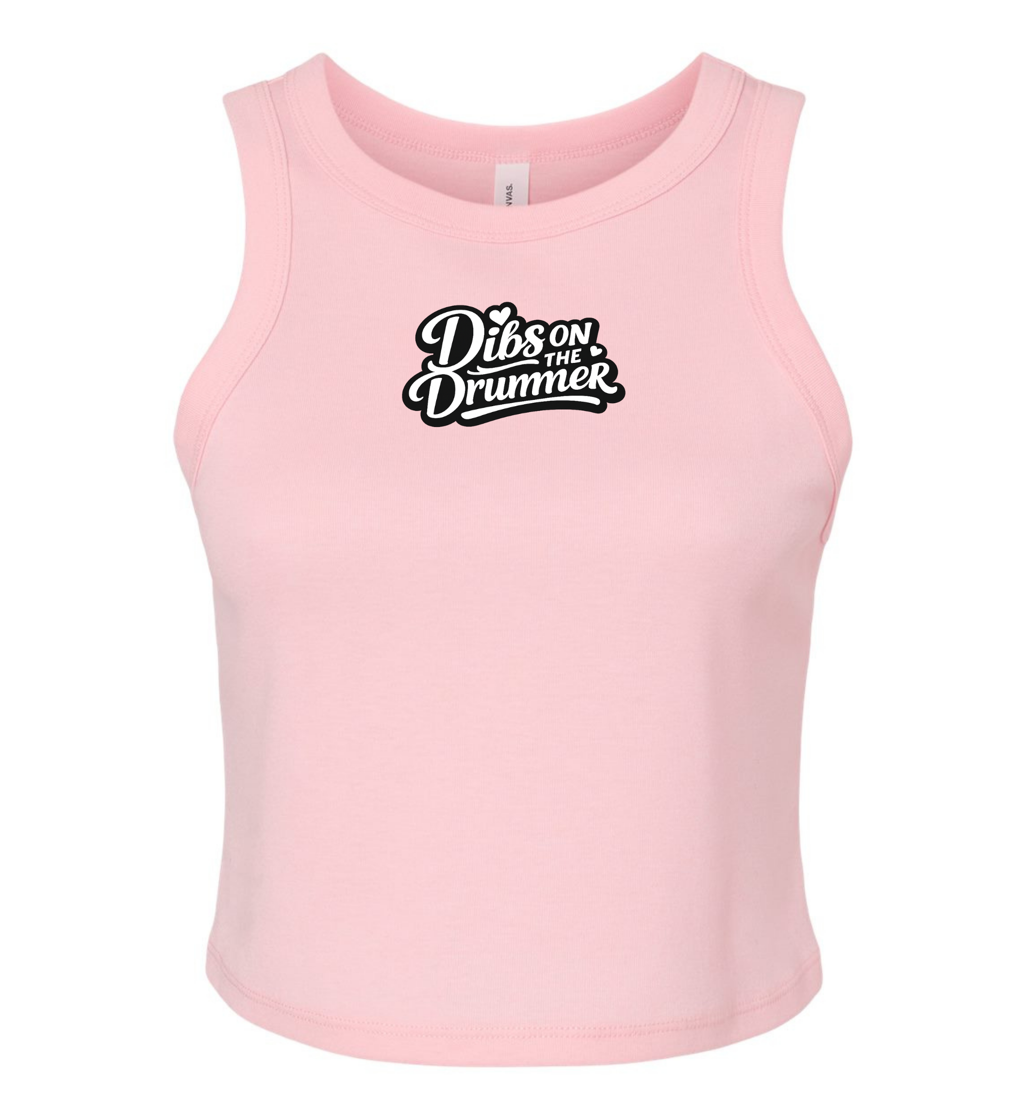 Women's Micro Tank - Dibs On The Drummer