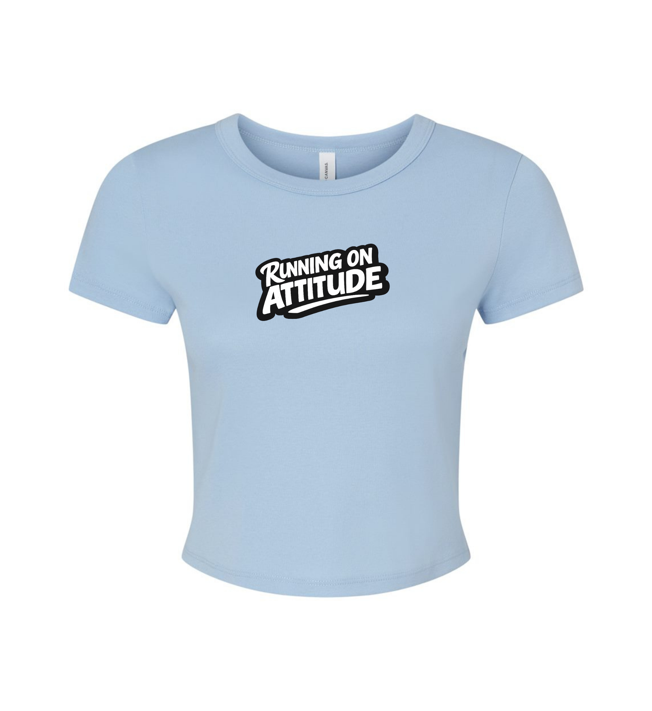 Women's Crop Top - Running On Attitude