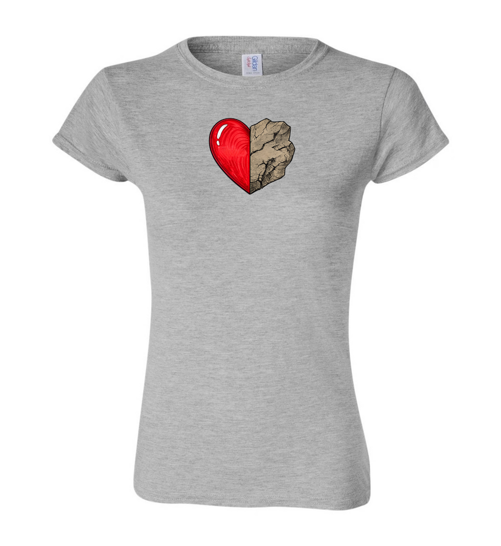 Women's T-Shirt - Before & After Heart