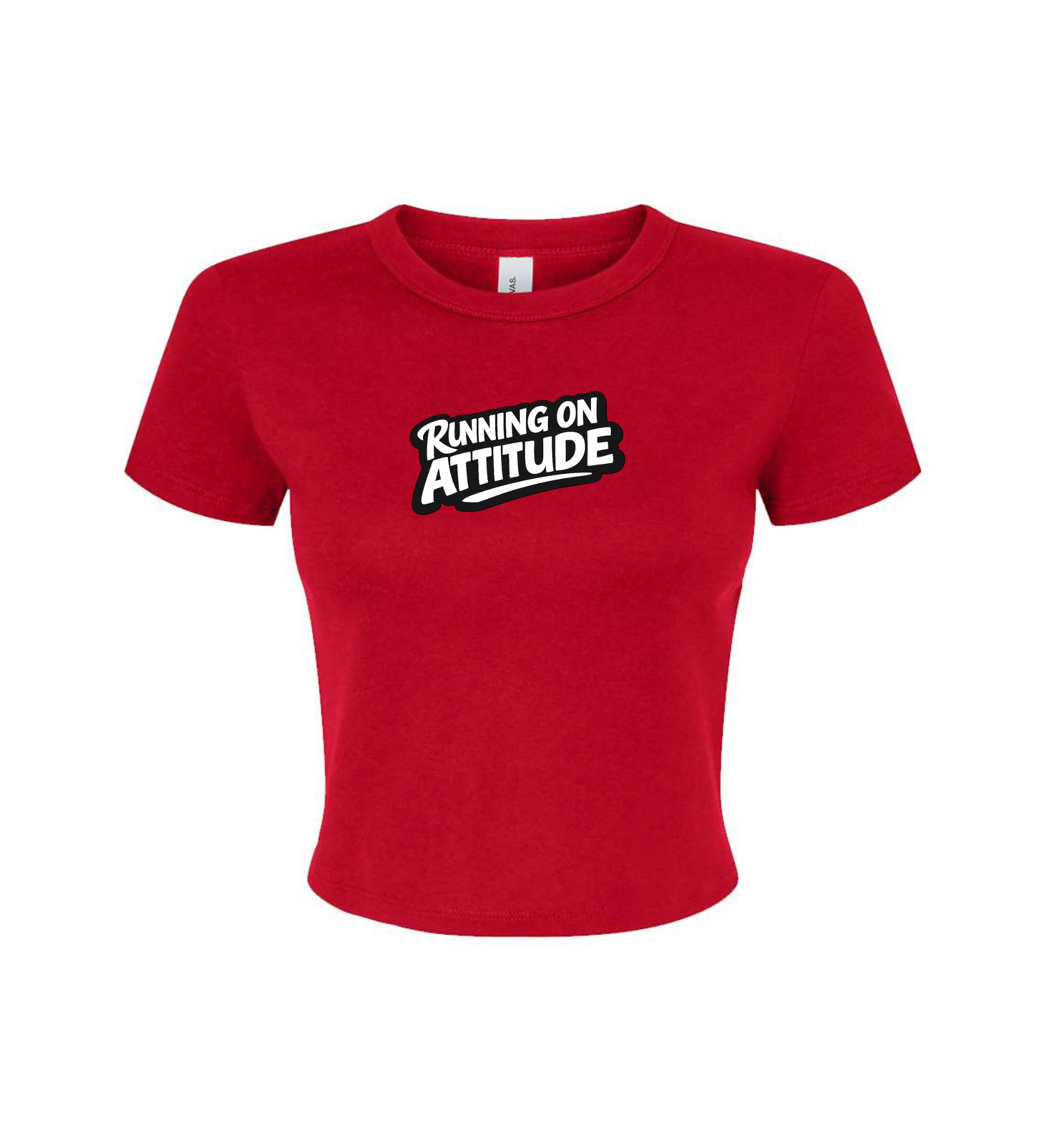 Women's Crop Top - Running On Attitude