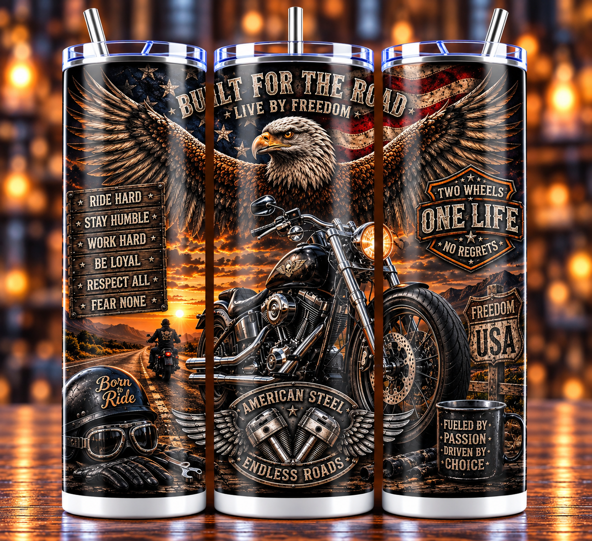 Rider 20oz Sublimated Tumbler
