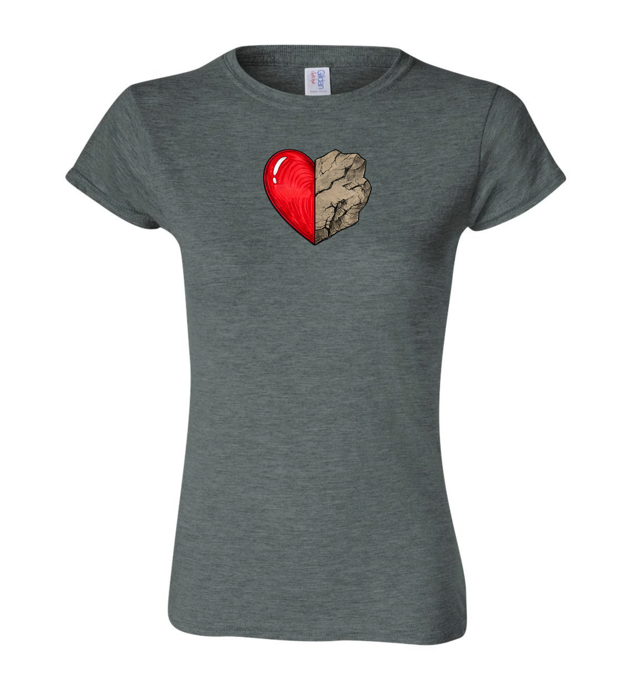 Women's T-Shirt - Before & After Heart