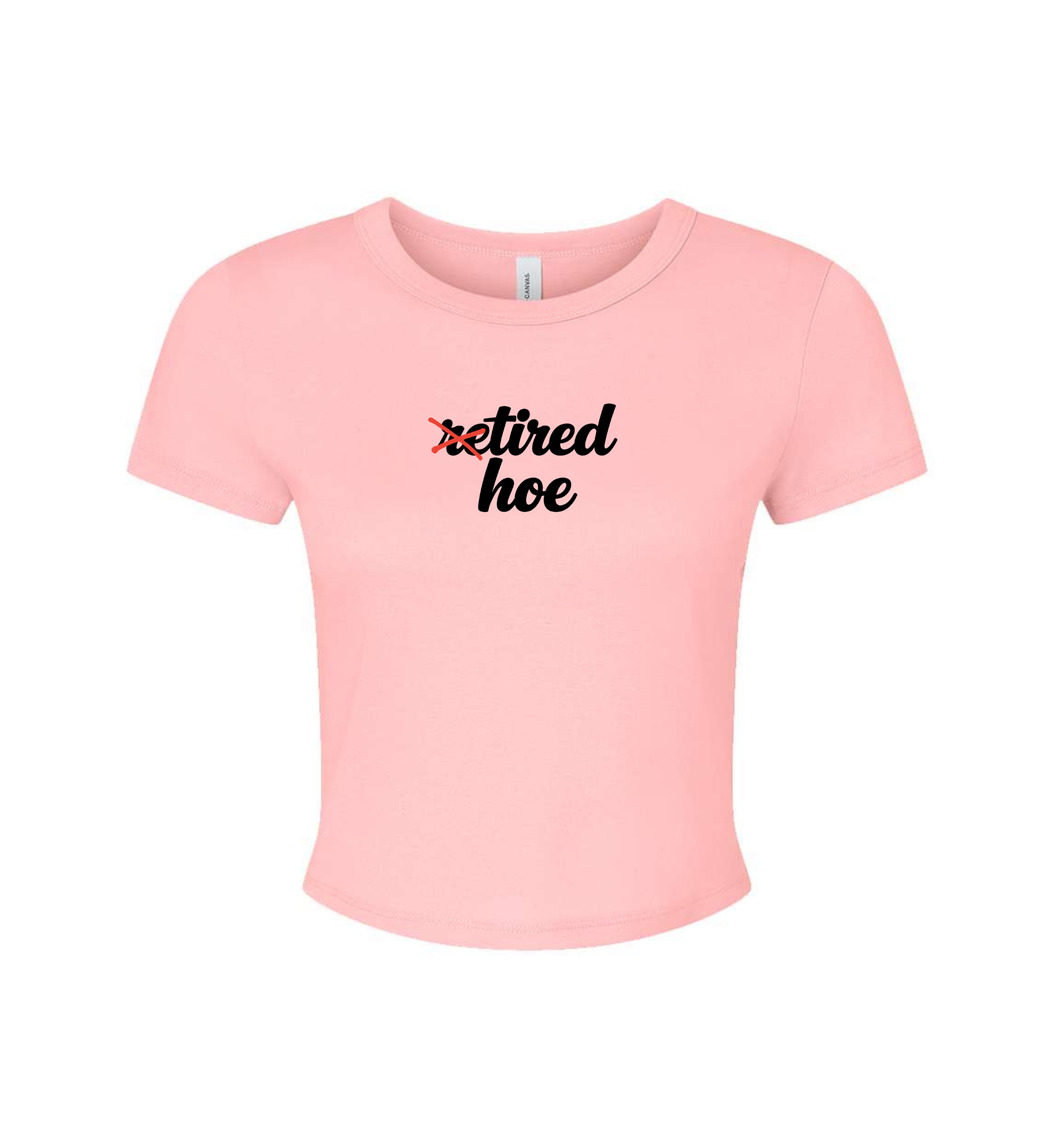 Women's Crop Top - Tired Hoe
