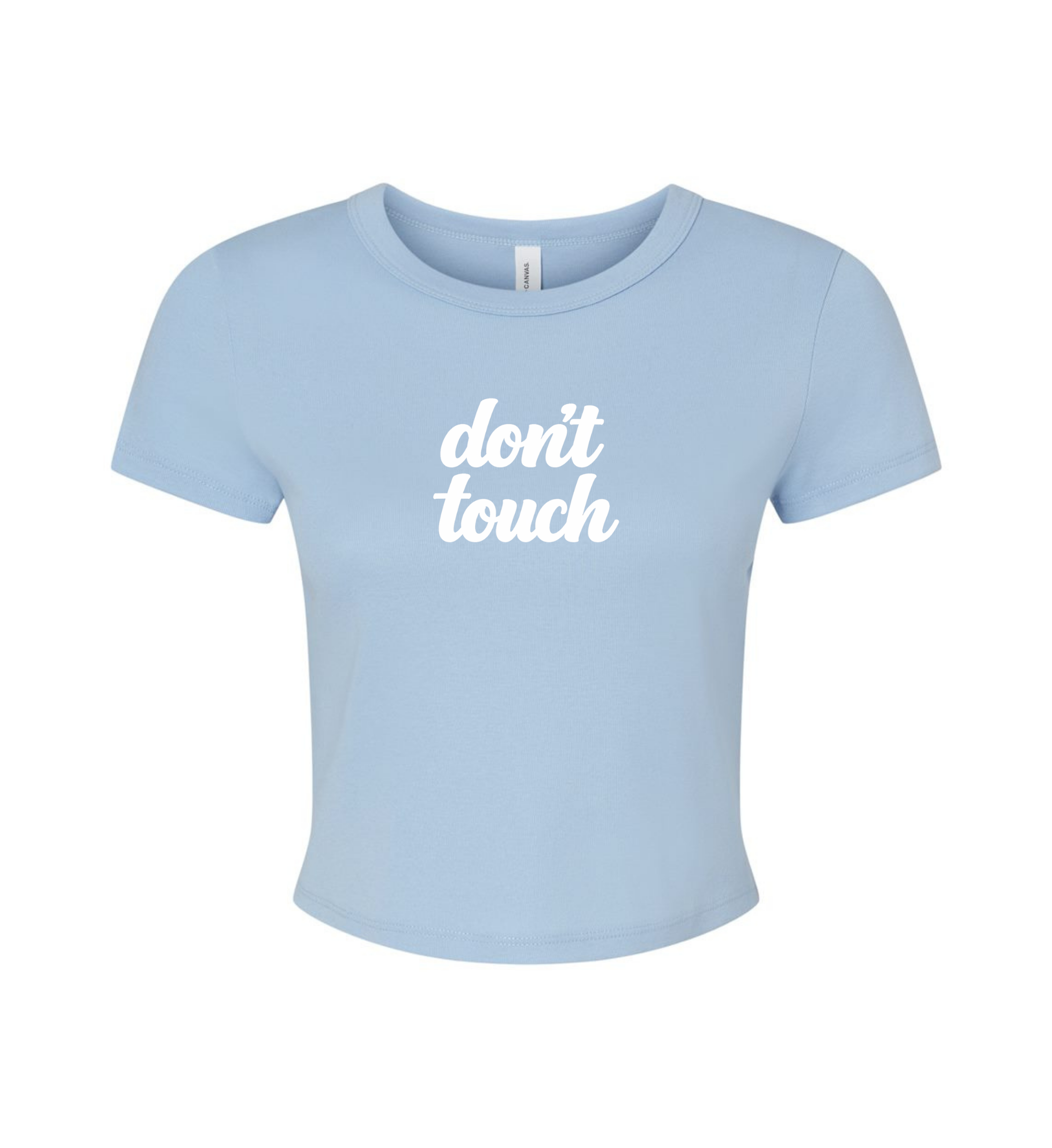 Women's Crop Top - Don't Touch