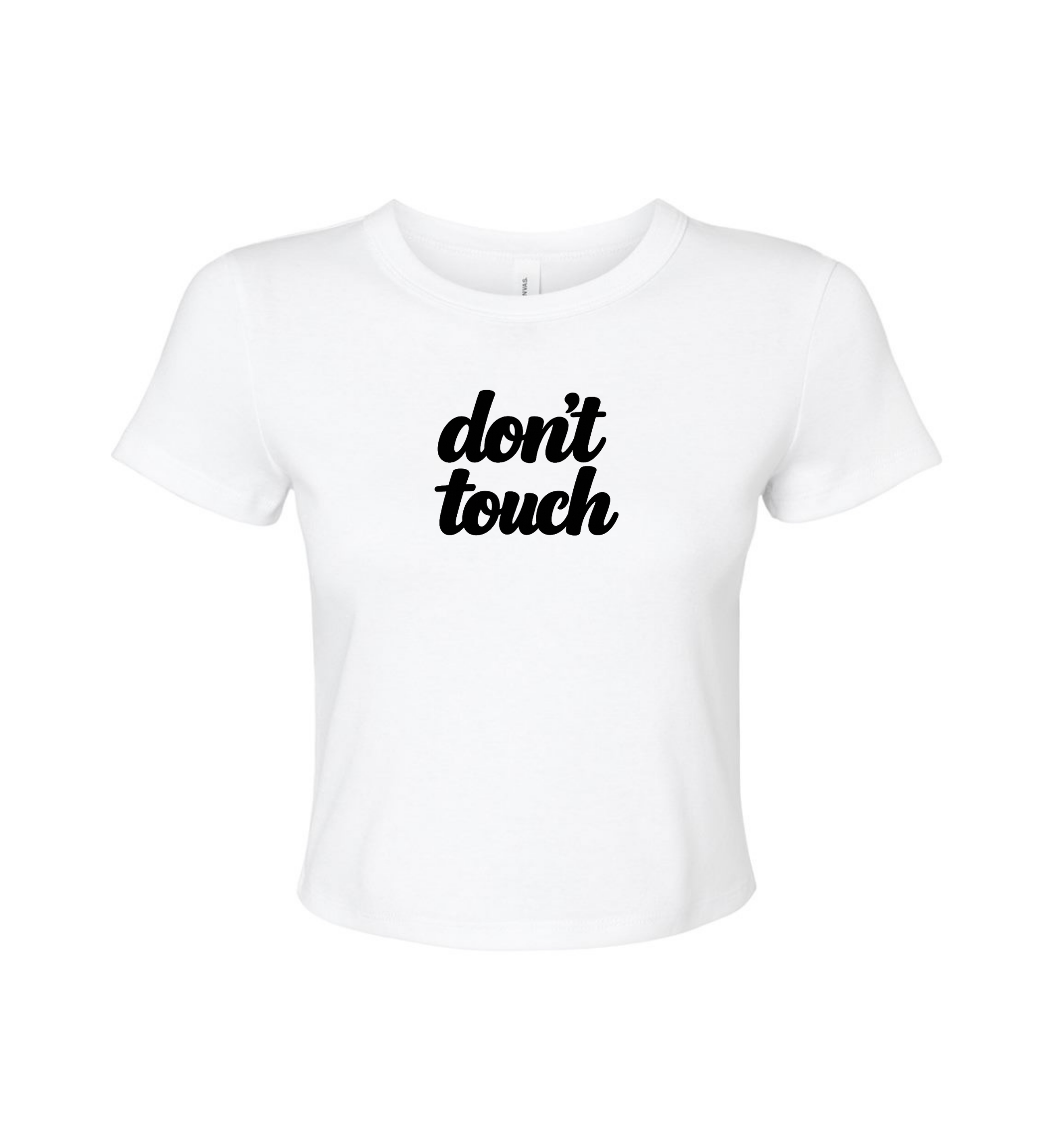 Women's Crop Top - Don't Touch