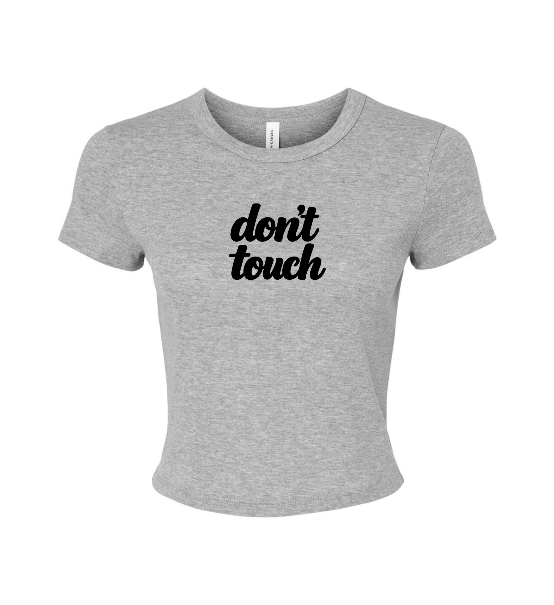 Women's Crop Top - Don't Touch