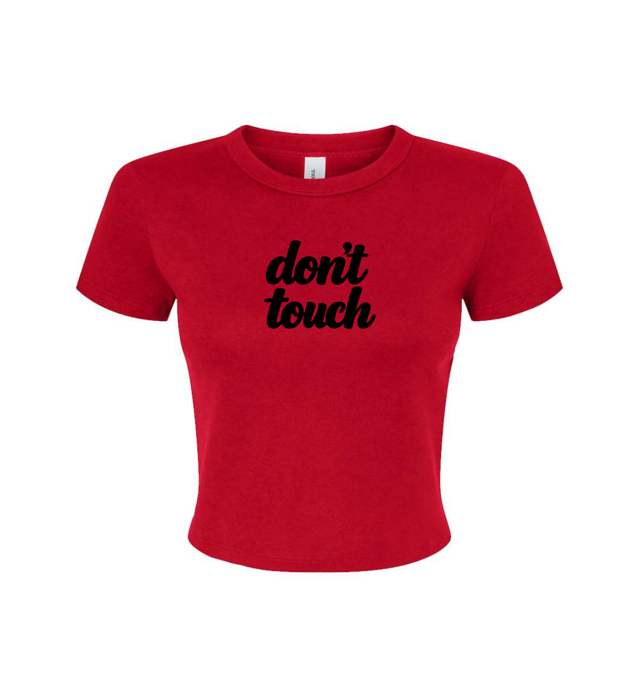 Women's Crop Top - Don't Touch
