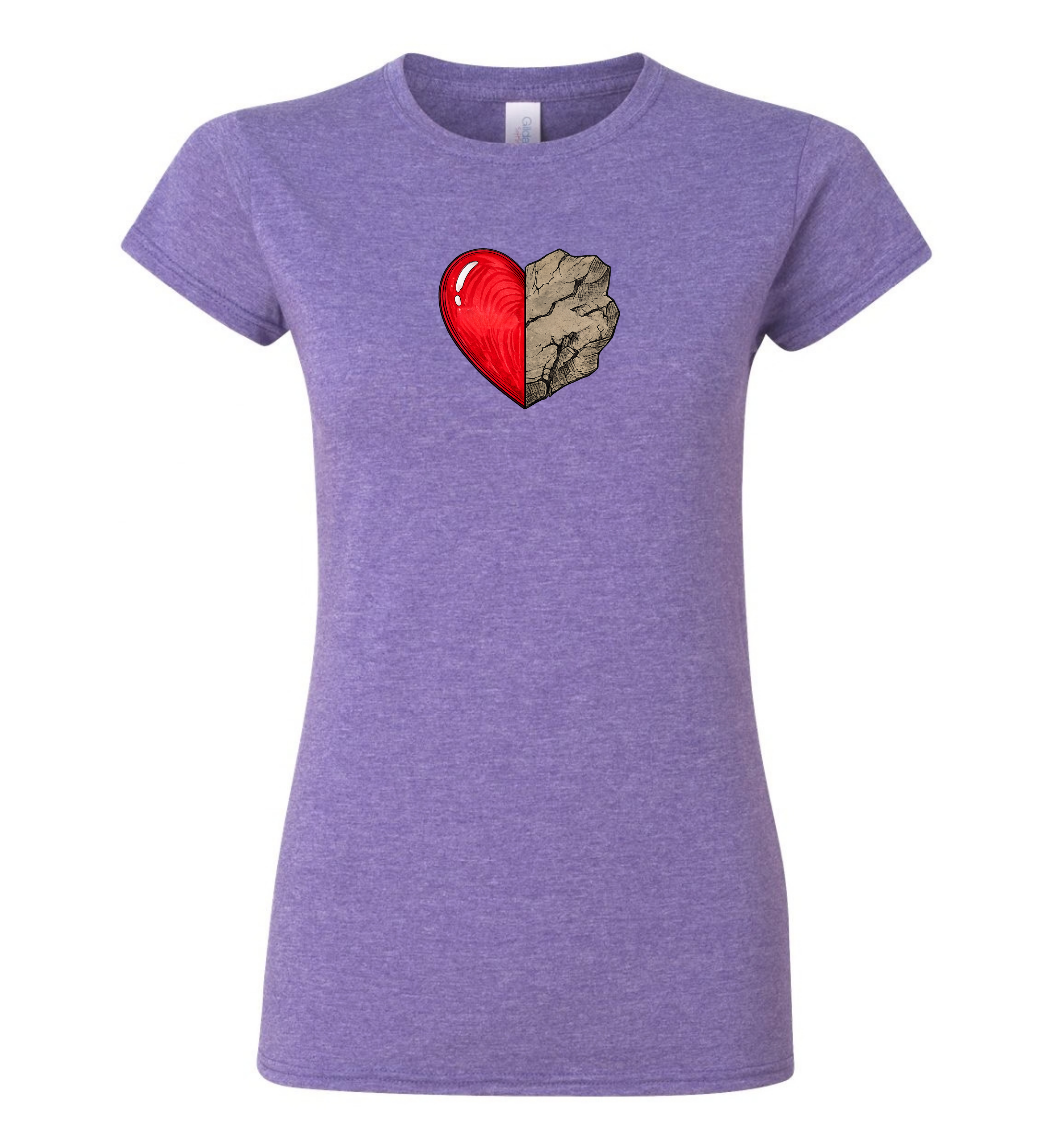 Women's T-Shirt - Before & After Heart