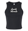 Women's Micro Tank - Dumb Blonde