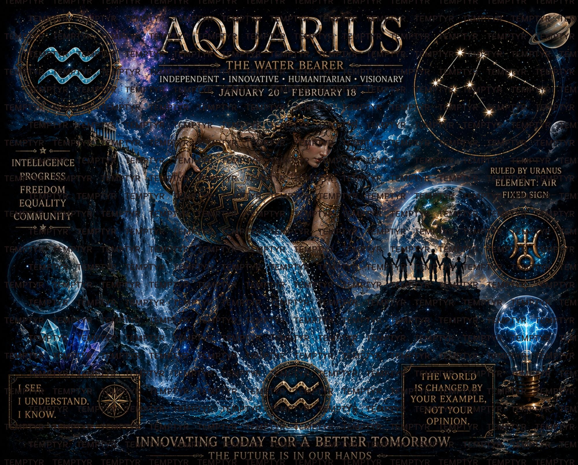 Zodiac 20oz Sublimated Tumbler