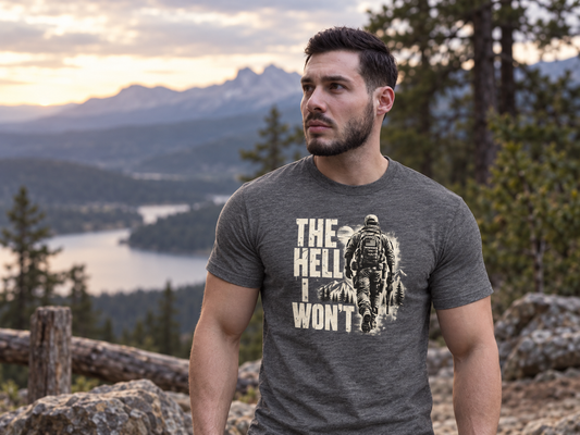 The Hell I Won’t - Men's T-Shirt