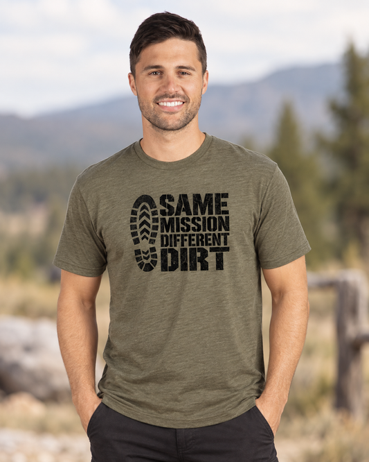 Same Mission Different Dirt - Men's T-Shirt