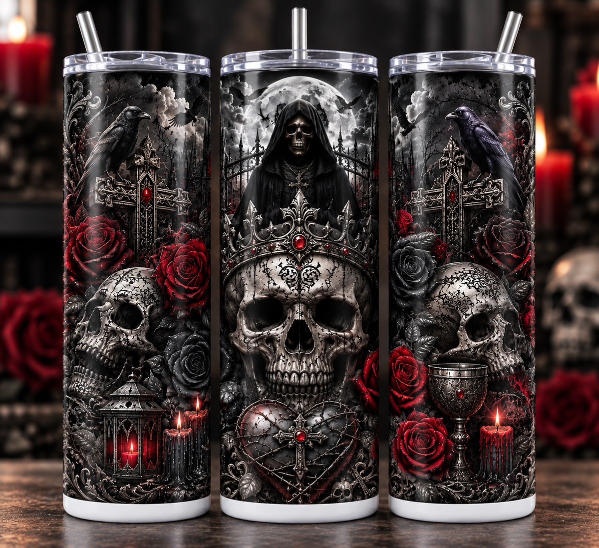 Skull King 20oz Sublimated Tumbler
