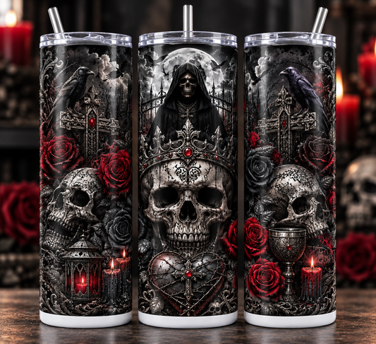 Skull King 20oz Sublimated Tumbler