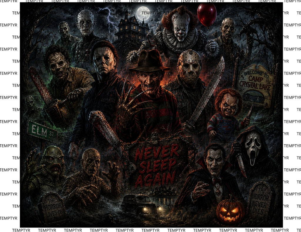 Horror Film 20oz Sublimated Tumbler
