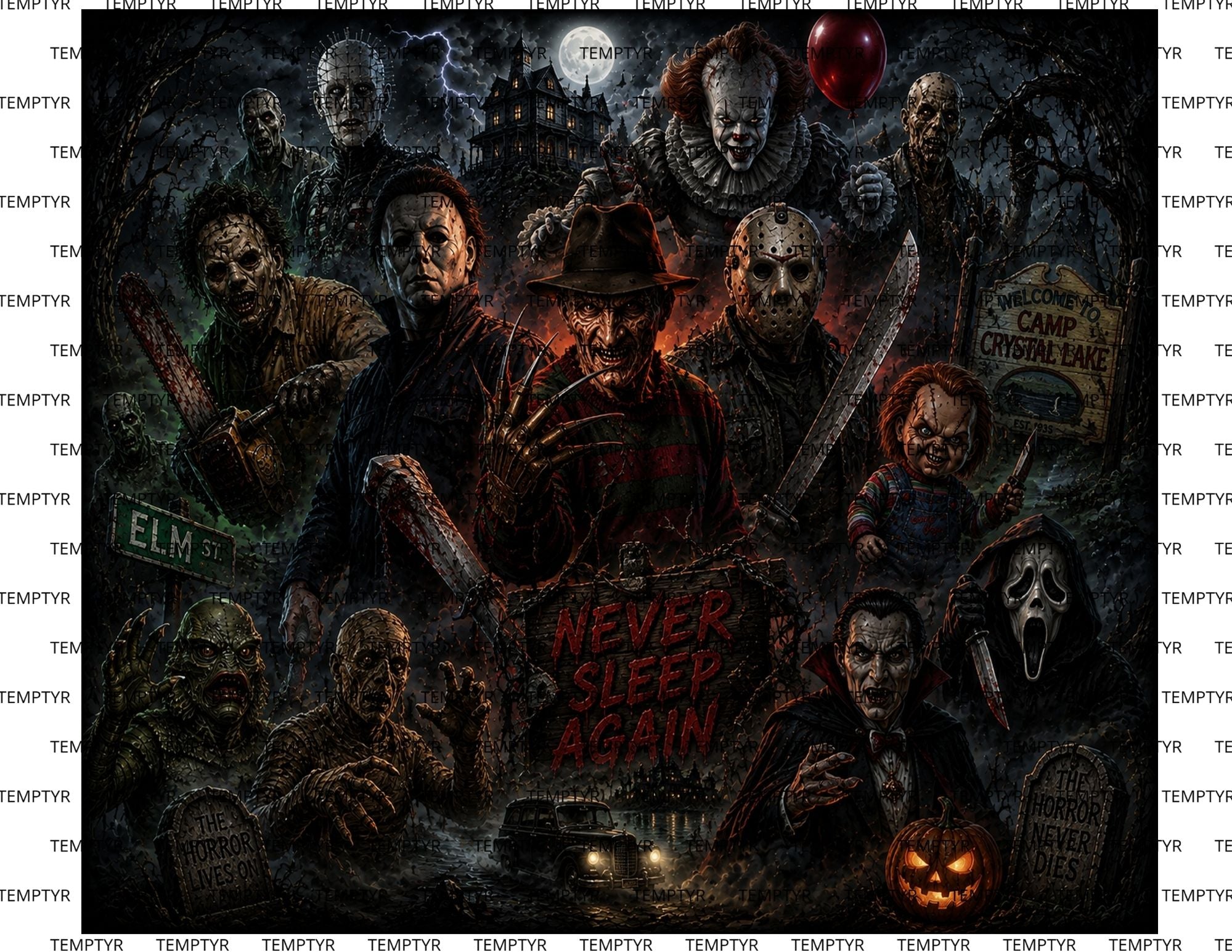 Horror Film 20oz Sublimated Tumbler