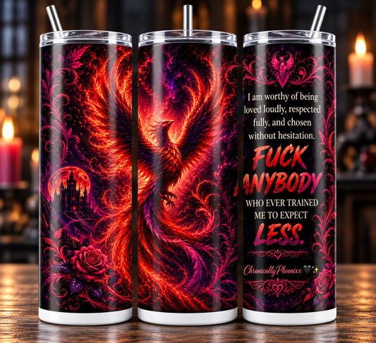 Inspirational Phoenix 20oz Sublimated Tumbler