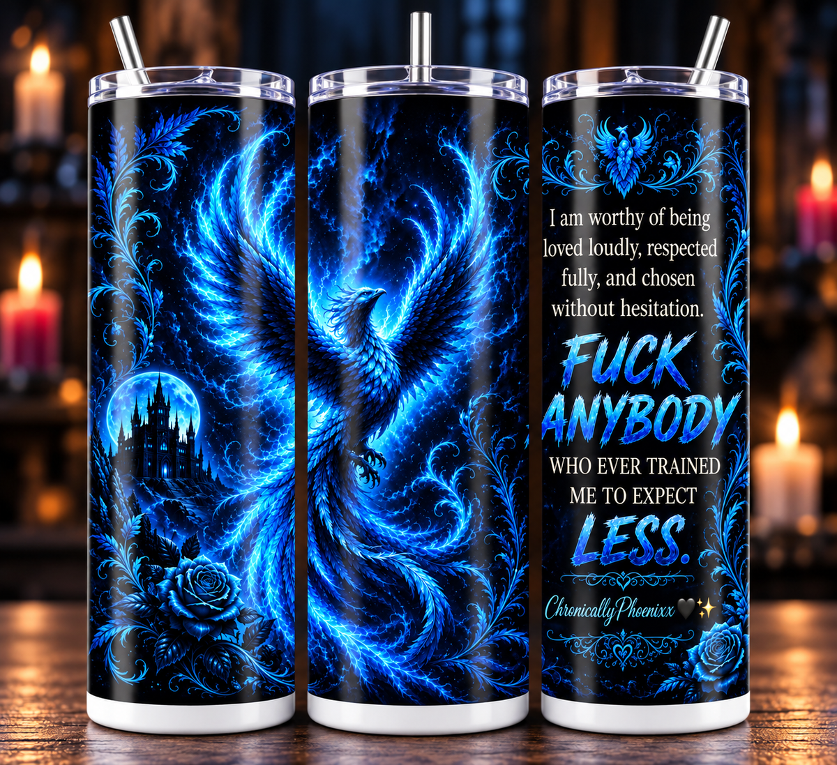 Inspirational Phoenix 20oz Sublimated Tumbler