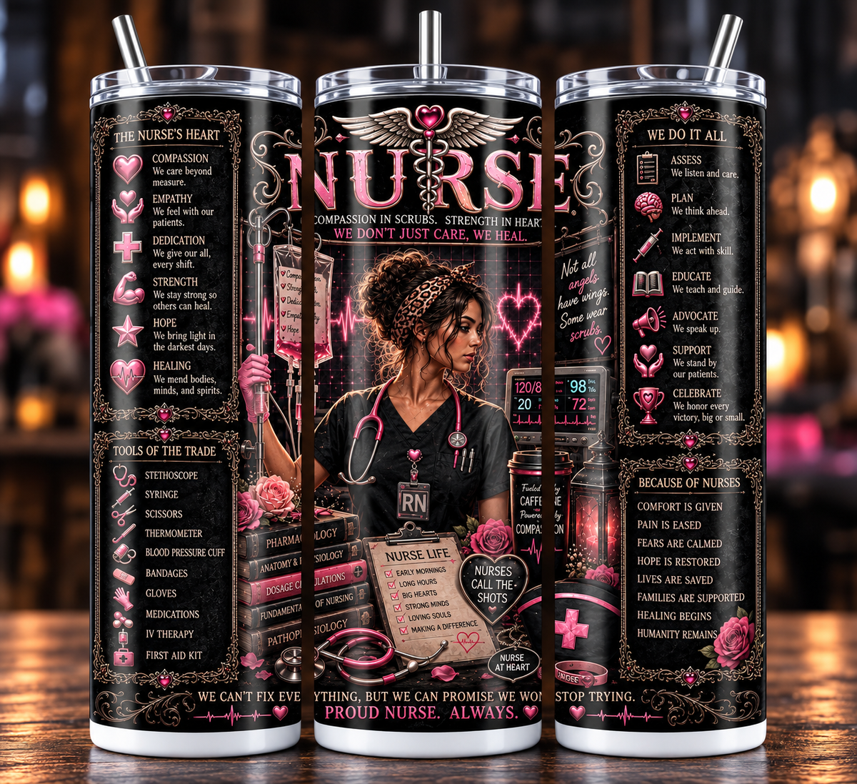 Nurse 20oz Sublimated Tumbler