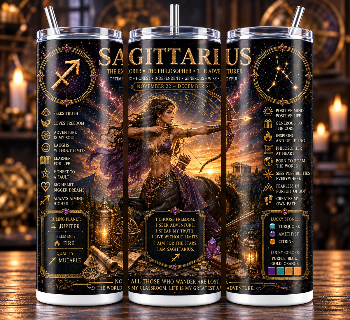 All Zodiacs 20oz Sublimated Tumbler