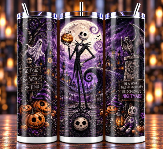 Christmas Nightmare 20oz Sublimated Tumbler