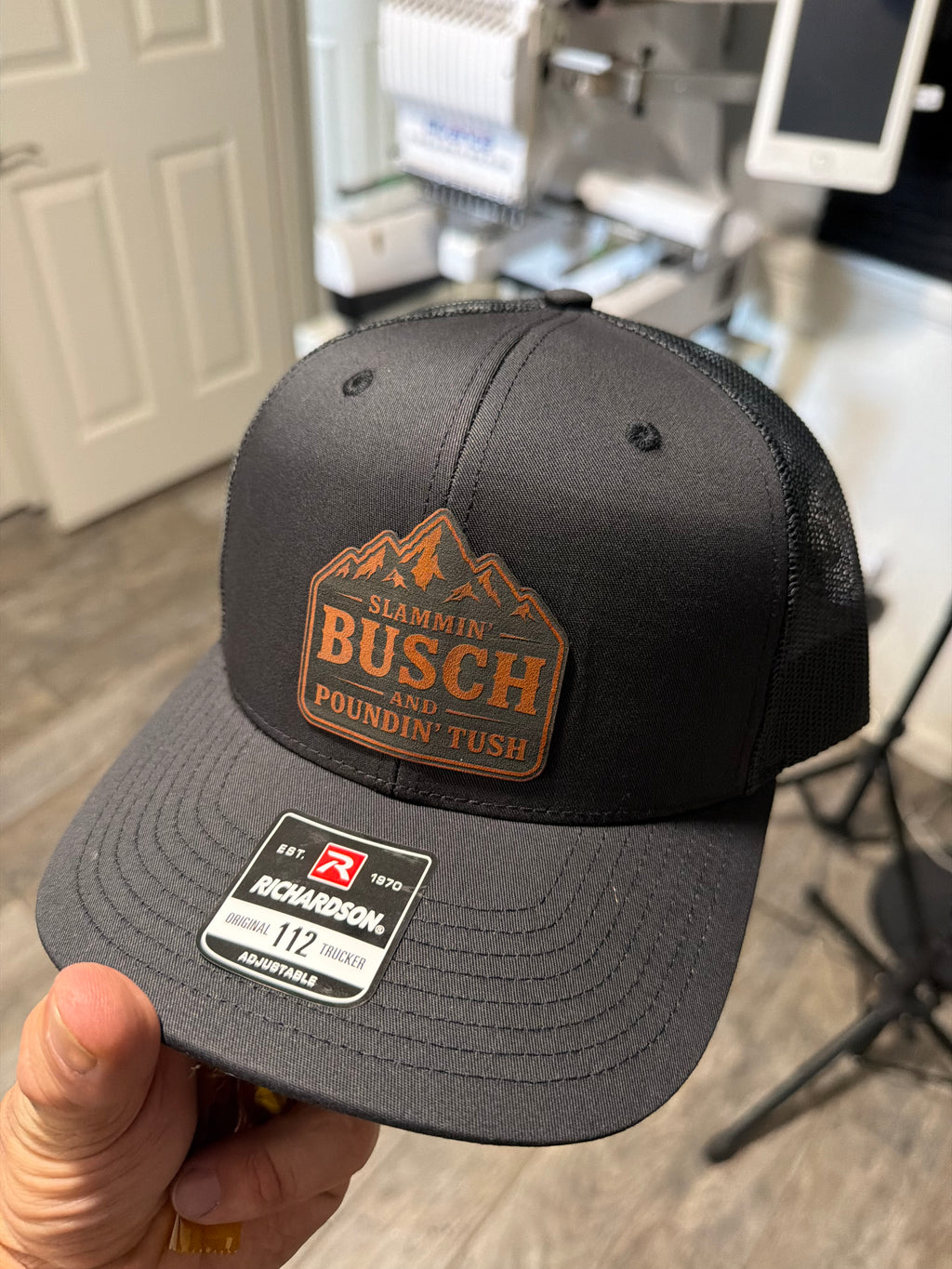 Slammin' Busch and Poundin' Tush SnapBack Black