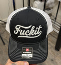 F@ck It - Puff Embroidered Snapback Blk/Wht