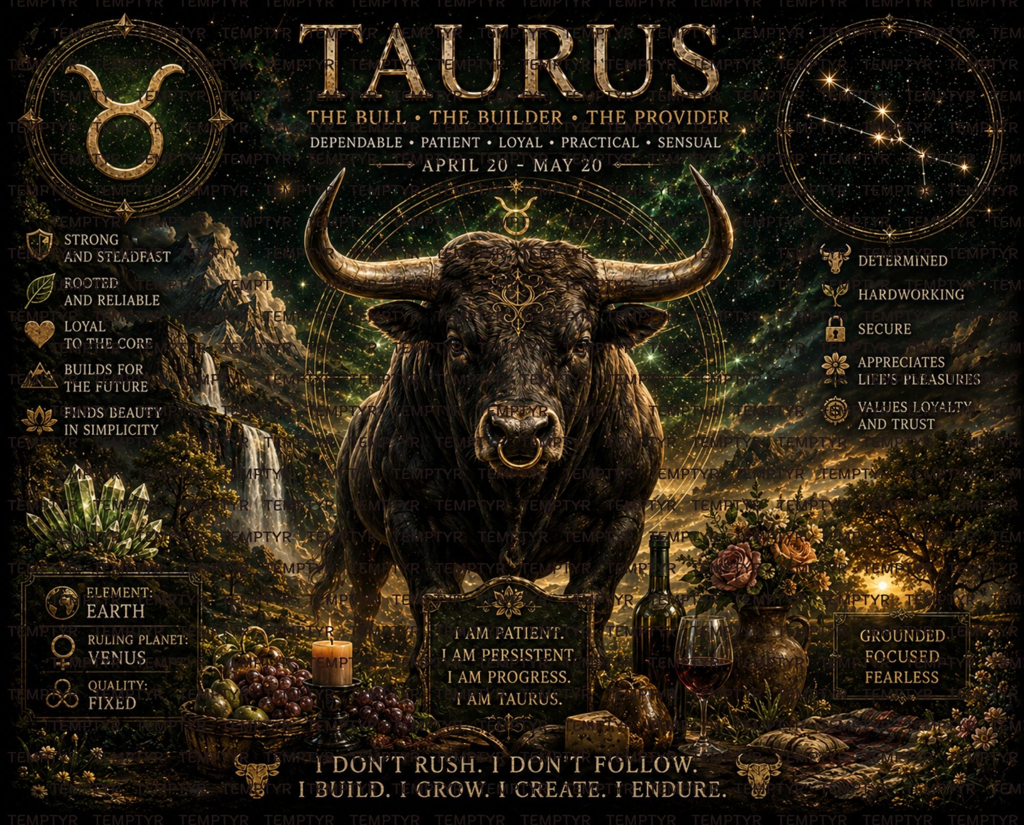 Zodiac 20oz Sublimated Tumbler