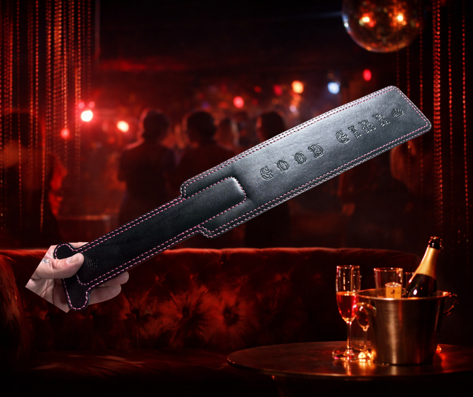 🖤Good Girl / Bad Girl Leather Paddle 🖤