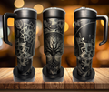 Tumbler - 40 oz Laser-Engraved - Tree of Life