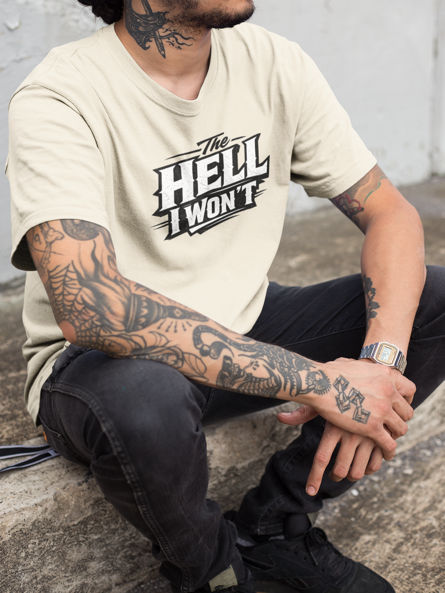 Men's T-Shirt - The Hell I Won’t