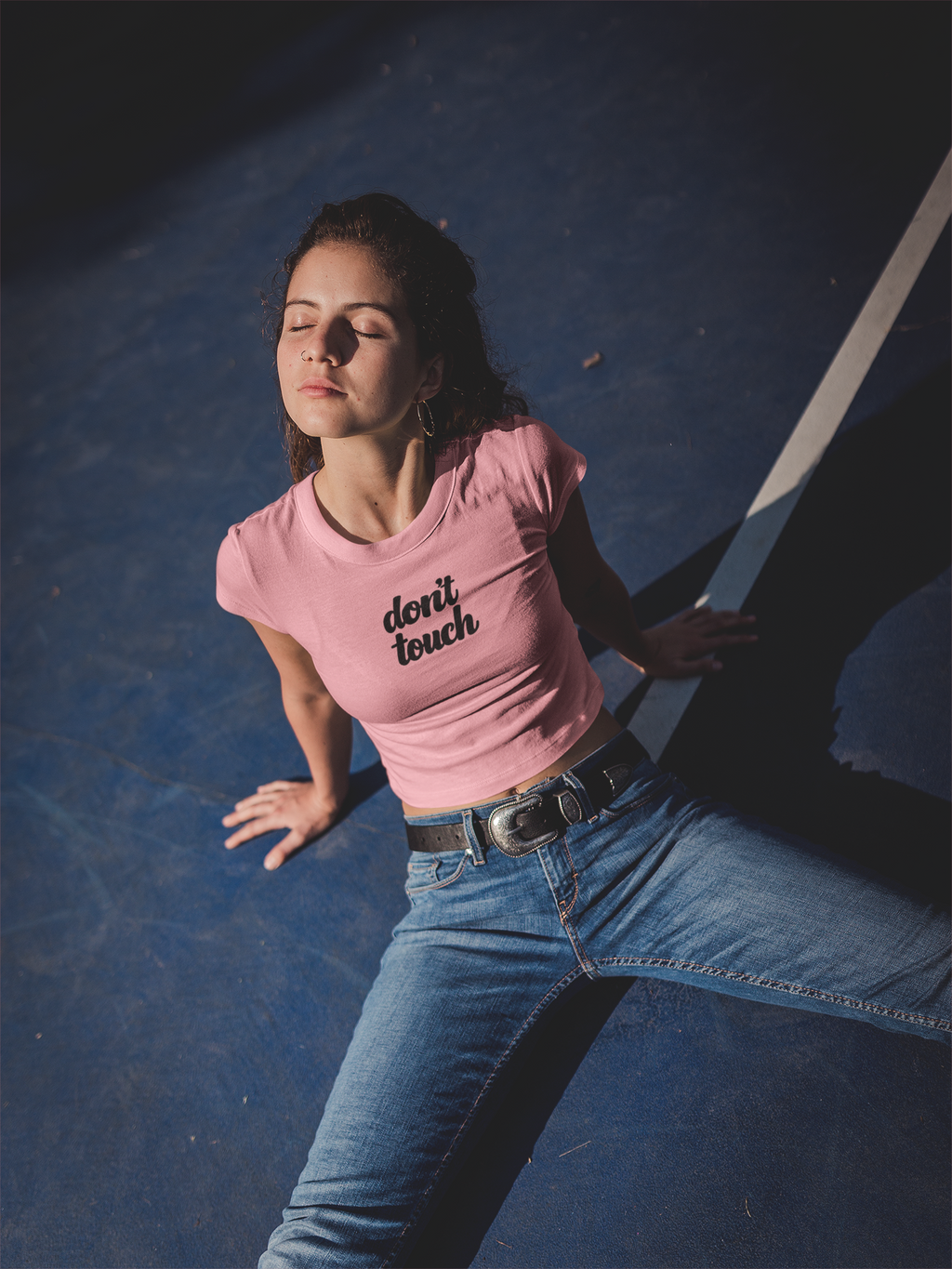 Women's Crop Top - Don't Touch
