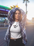 Women's Crop Top - Tired Hoe