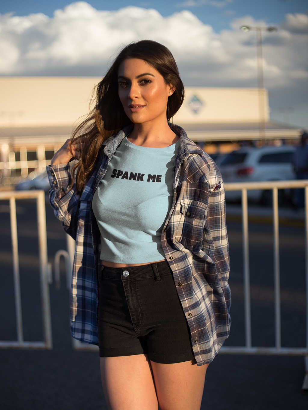 Women's Crop Top - Spank Me