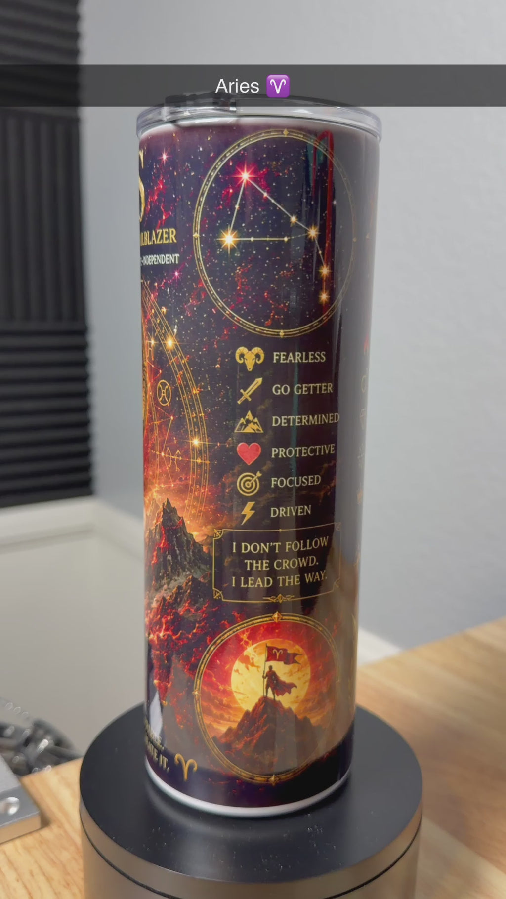 Zodiac 20oz Sublimated Tumbler
